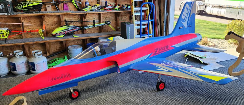 Freewing Zeus 90mm 8S EDF Sport Jet - PNP - Customer Photo From Jeremy Hewitt