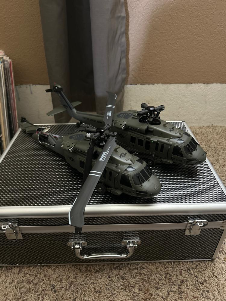 RotorScale UH-60 Black Hawk 220 Size GPS Stabilized Helicopter - RTF - Customer Photo From Mason