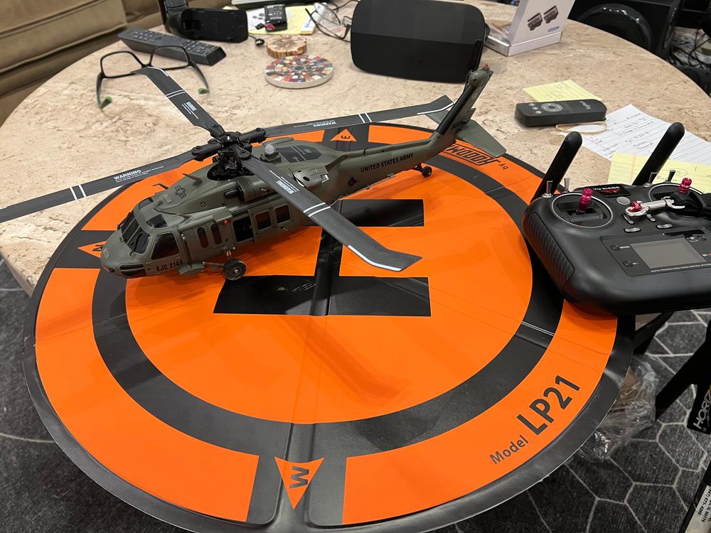 RotorScale UH-60 Black Hawk 220 Size GPS Stabilized Helicopter - RTF - Customer Photo From A. Garcia