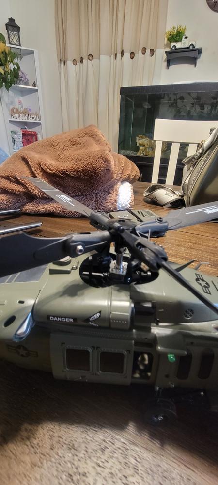 RotorScale UH-60 Black Hawk 220 Size GPS Stabilized Helicopter - RTF - Customer Photo From Keith Wolfe