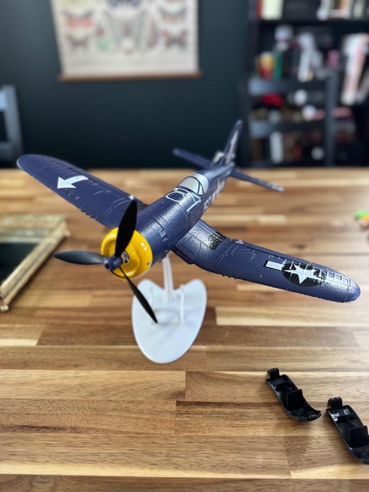 Skynetic F4U-1 Corsair EPP with Gyro 400mm (15.7") Wingspan - RTF - Customer Photo From Matthew Porto