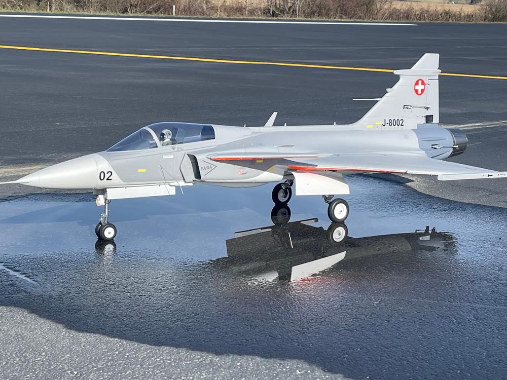 Freewing JAS-39 Gripen Grey 80mm EDF Jet - PNP - Customer Photo From Jason Tidwell