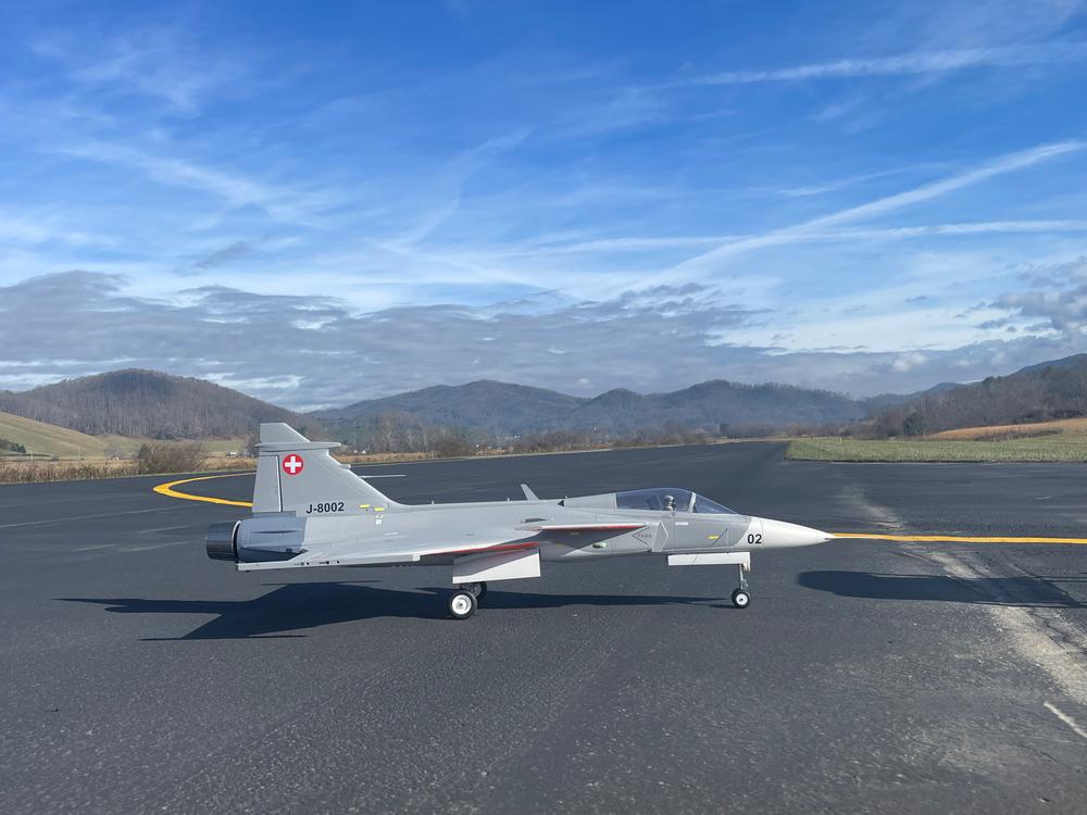 Freewing JAS-39 Gripen Grey 80mm EDF Jet - PNP - Customer Photo From Jason Tidwell