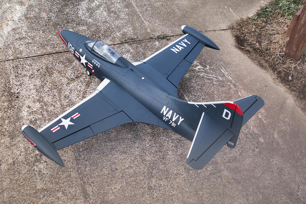 Freewing F9F Panther High Performance 70mm EDF Jet - PNP - Customer Photo From JOHNNY SALAZA