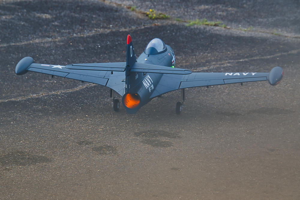 Freewing F9F Panther High Performance 70mm EDF Jet - PNP - Customer Photo From JOHNNY SALAZA
