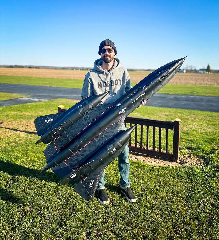 Freewing SR-71 Blackbird Twin 70mm EDF Jet With Gyro - PNP - Customer Photo From Jeremy