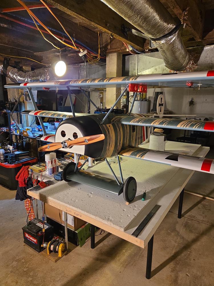 Nexa Fokker Dr1 Camo 1850mm (72.8") Wingspan - ARF - Customer Photo From Wayne Sumner