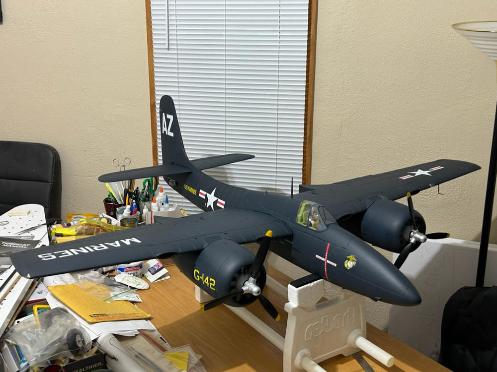 FlightLine 1600mm F7F Decal Sheet - Customer Photo From Chuong Fong