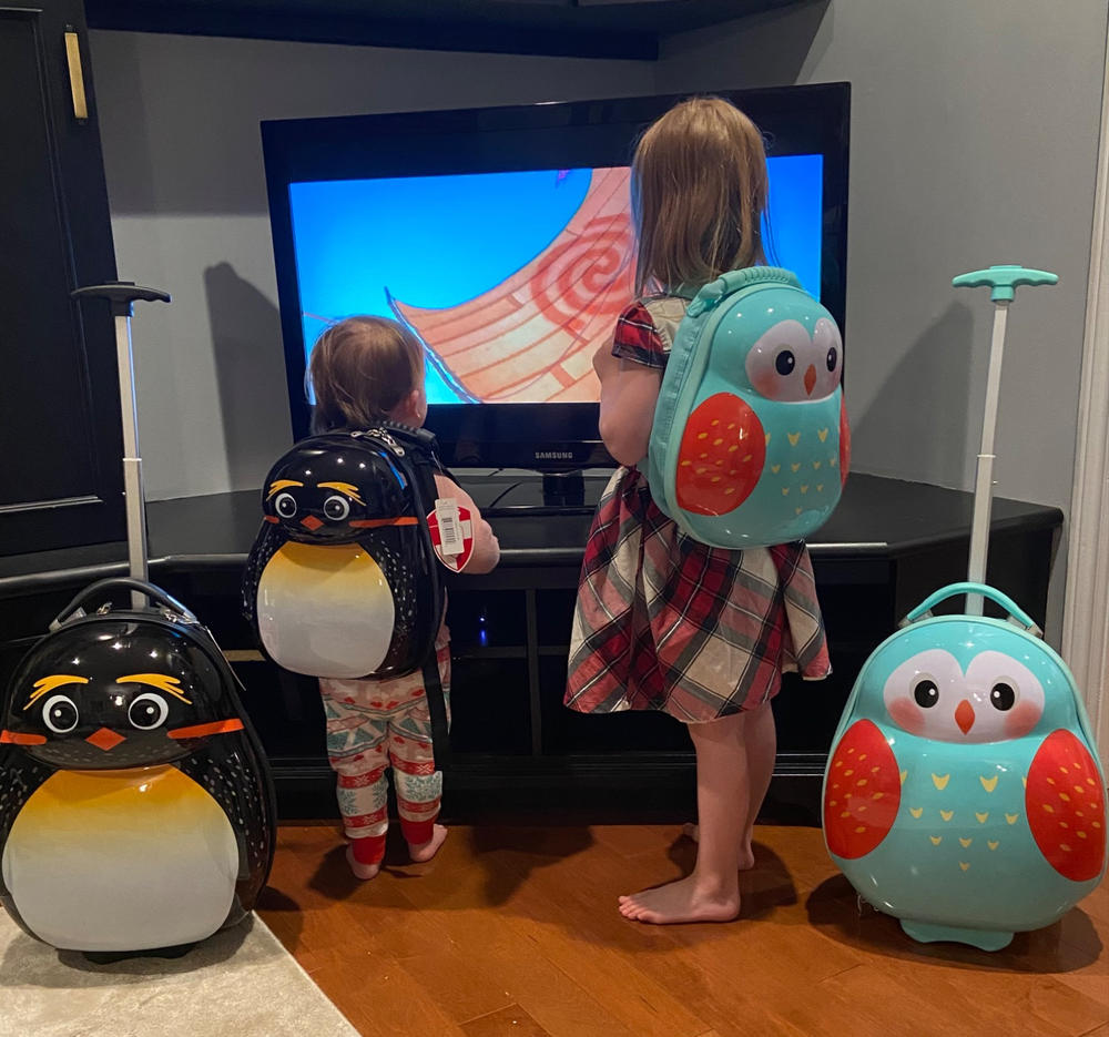 Travel Tots Owl - Kids Luggage & Backpack Set