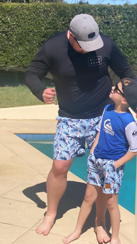 Bronte - Father/Son Hello Cocky Board Shorts Combo - Customer Photo From Emily Longhurst 