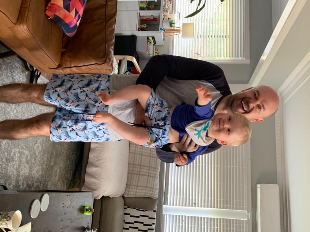 Bronte - Father/Son Hello Cocky Board Shorts Combo - Customer Photo From Louise Jones