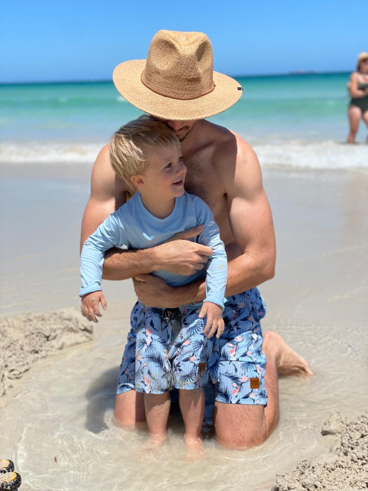 Bronte - Father/Son Hello Cocky Board Shorts Combo - Customer Photo From Hannah Anderson