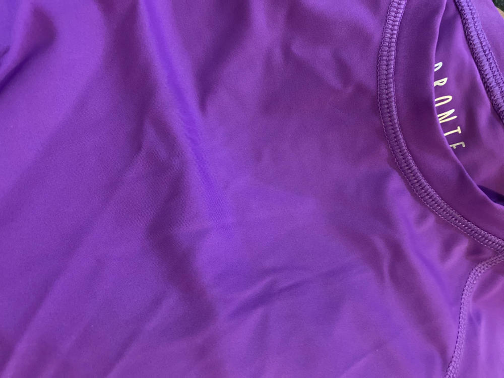 UPF50 Unisex Long Sleeve Rashie in Purple - Customer Photo From Jessica McKenzie
