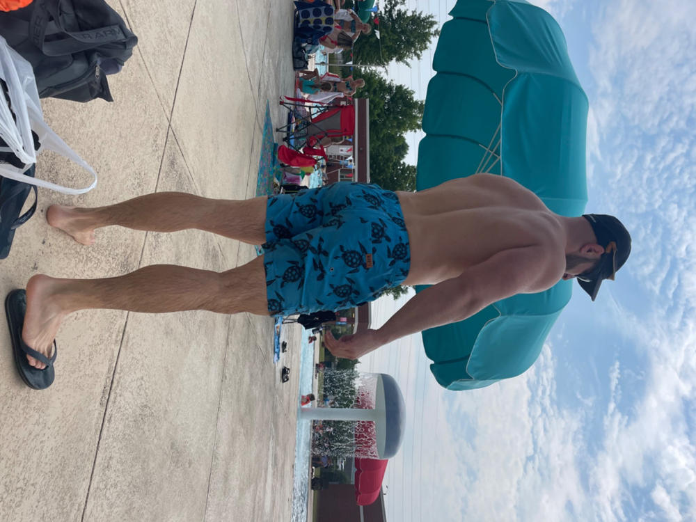 Father/Son Sea Turtle Board Shorts Combo - Customer Photo From Marissa Withrow