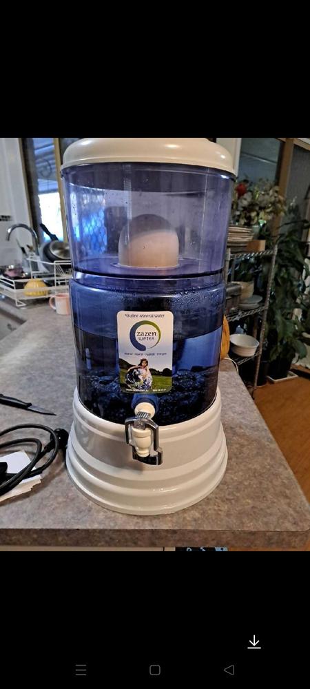 zazen Alkaline Water System - Customer Photo From Jane Richardson