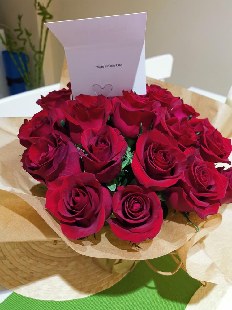 Luxury Red Roses - Customer Photo From rabee d.