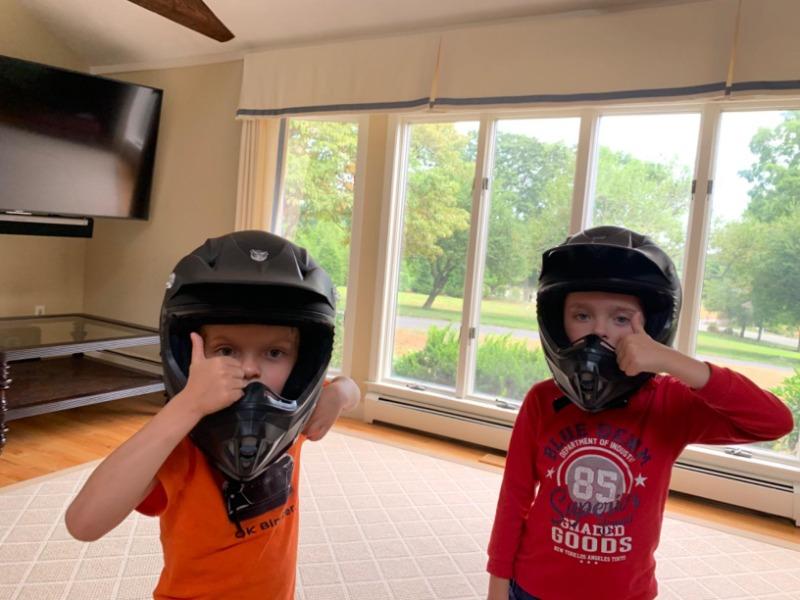 ILM Youth Kids ATV Motocross Helmet Goggles Sports Gloves Dirt Bike Motorcycle B07 - Customer Photo From John S