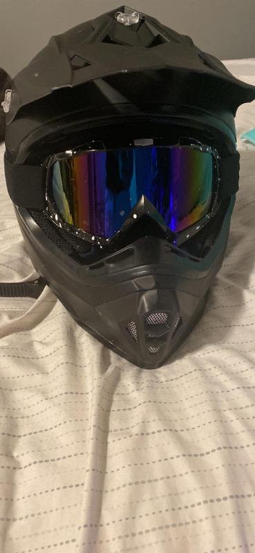 ILM Youth Kids ATV Motocross Helmet Goggles Sports Gloves Dirt Bike Motorcycle B07 - Customer Photo From Leo