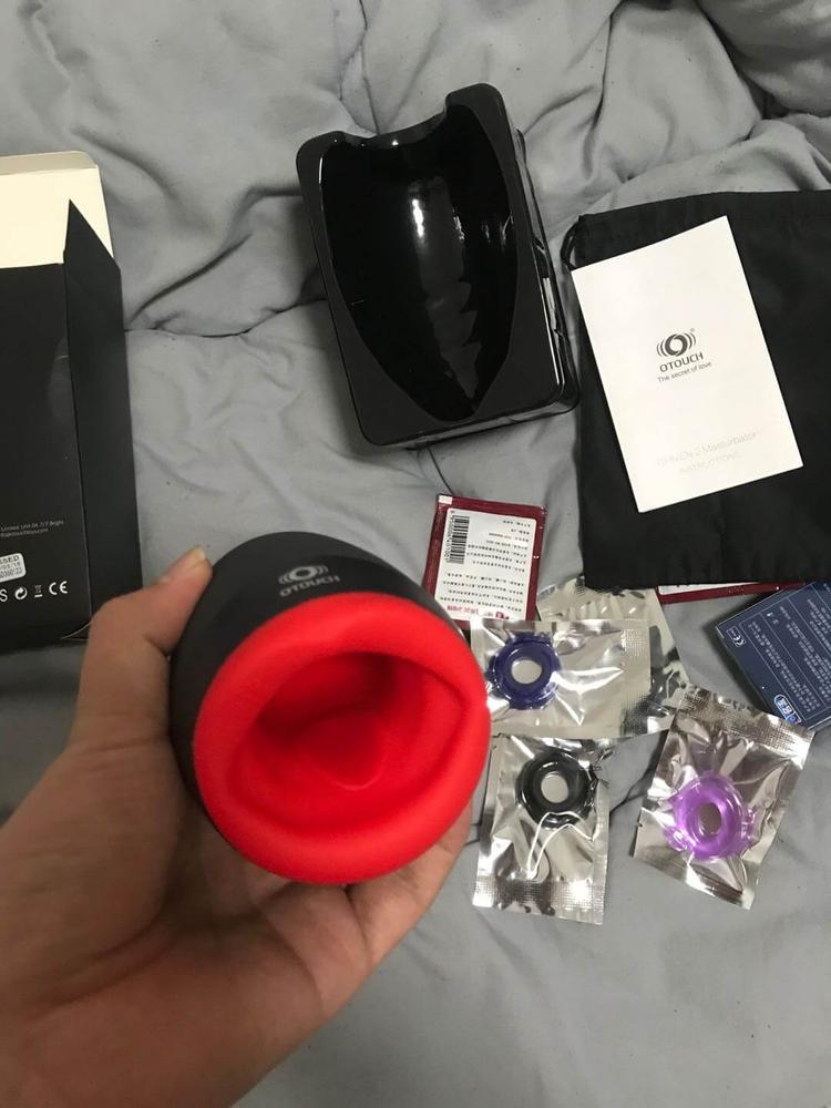 Otouch Upgraded Vibrating Masturbator Intelligent Heating Waterproof Oral Toy - Customer Photo From Anonymous