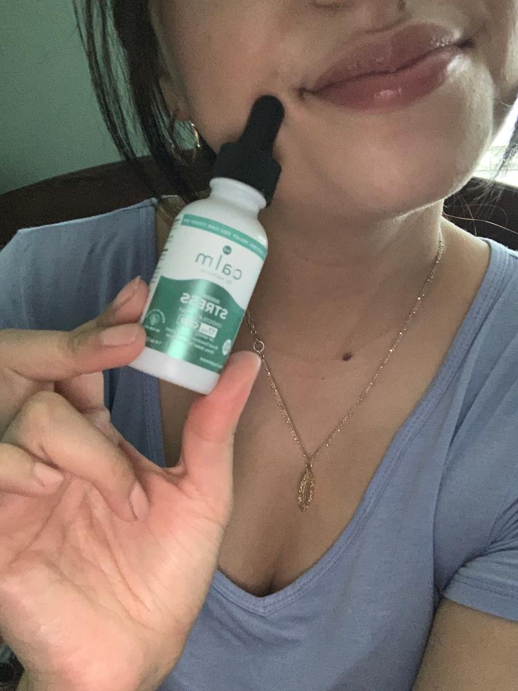 CBD Oil Tincture Goodbye Stress - Customer Photo From Ilsa 