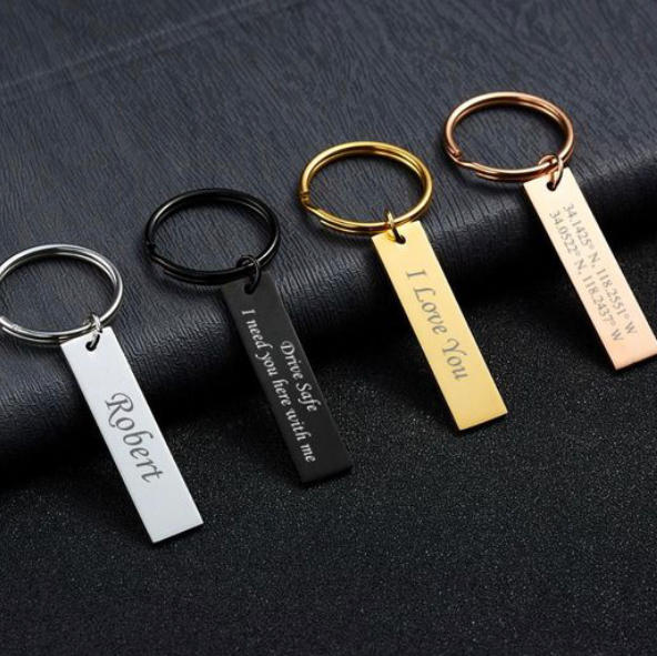 Monogram Keychains for Women Gold Keychain Personalized -  Canada