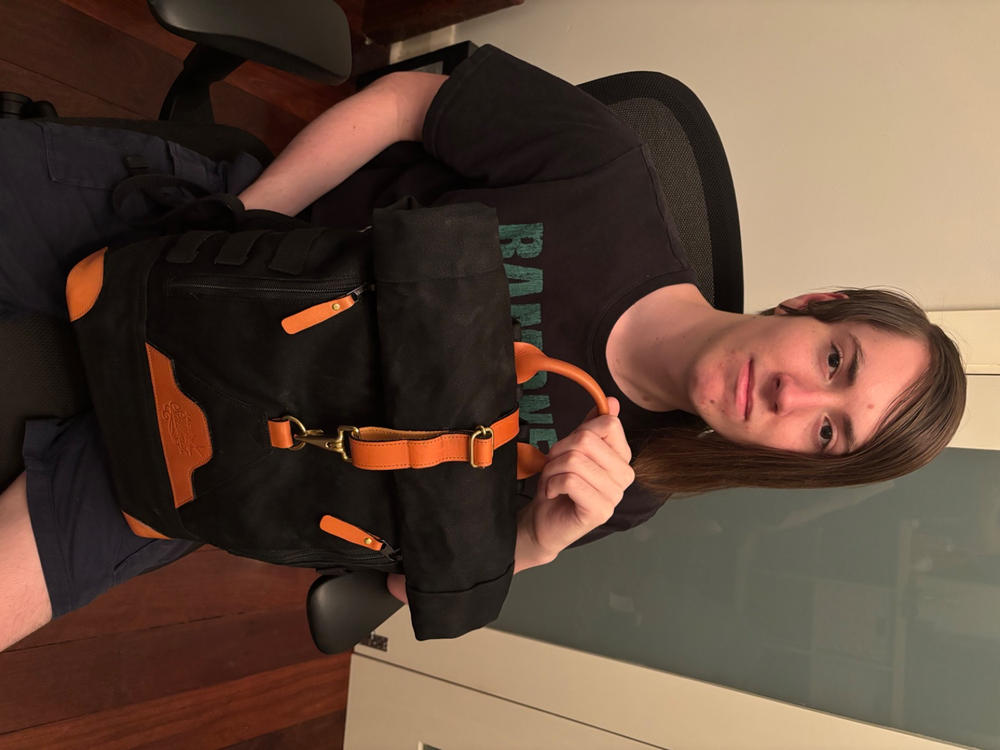 MAD-13 Canvas Backpack - Customer Photo From Greg Sim 