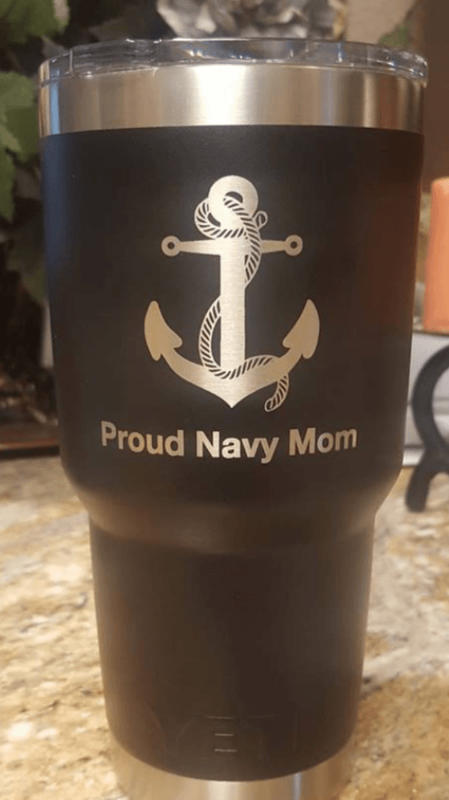Personalized YETI ® 30oz Stainless Steel Tumbler Laser Engraved