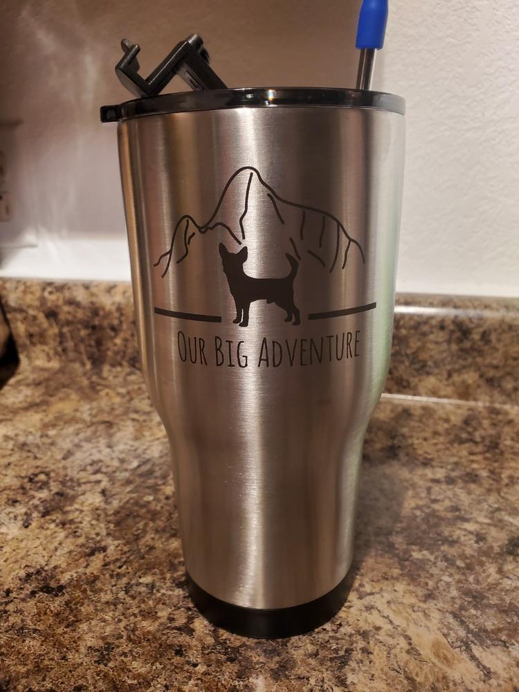 Large Engraved Insulated Tumbler - 30 oz
