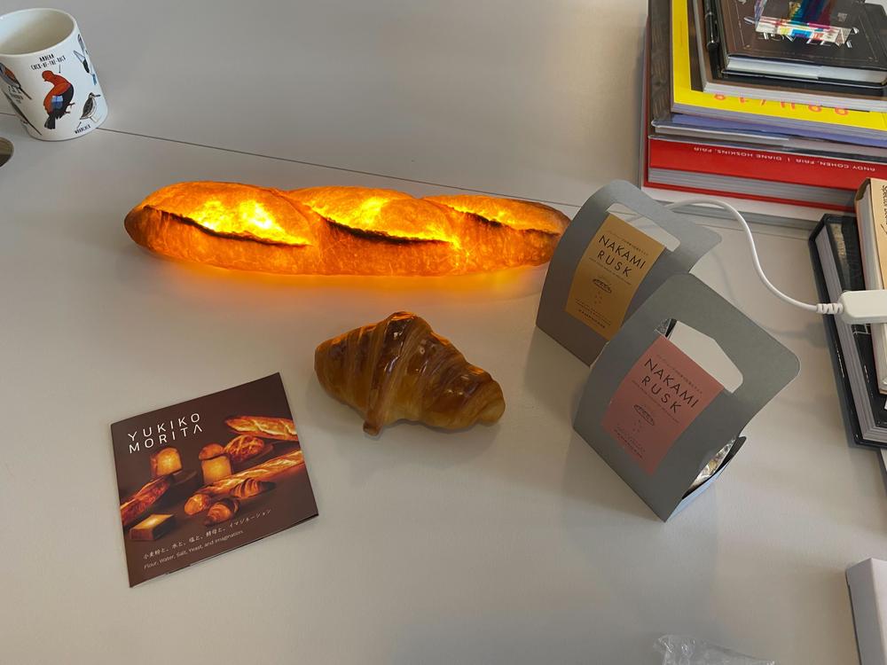 Batard Bread Lamp (LED Light with AC Power Cord) - Customer Photo From Barbara 