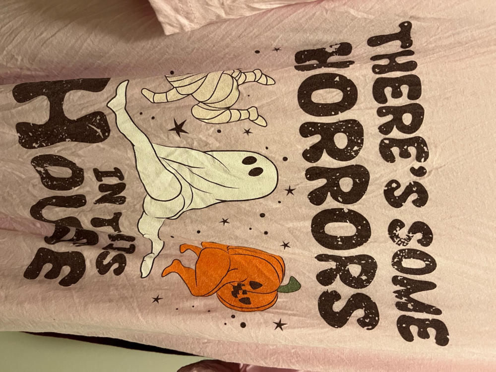 "There‘s Some Horrors In This House" Funny Halloween Shirt - Customer Photo From Bradley Miller