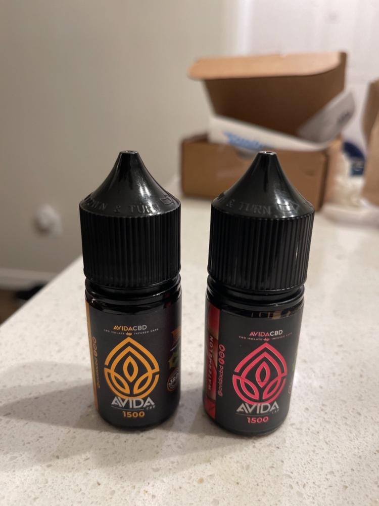 Watermelon - CBD Vape Juice - 1500mg - Customer Photo From Temisan Ajagbawa