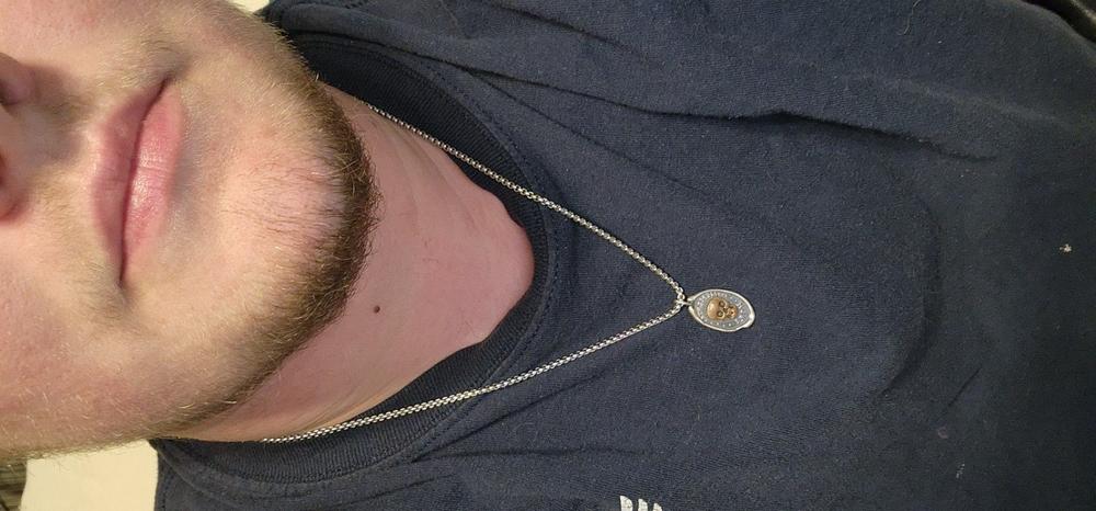 MEMENTO MORI - Brass Inlaid Skull - Customer Photo From Zachary Cheeks