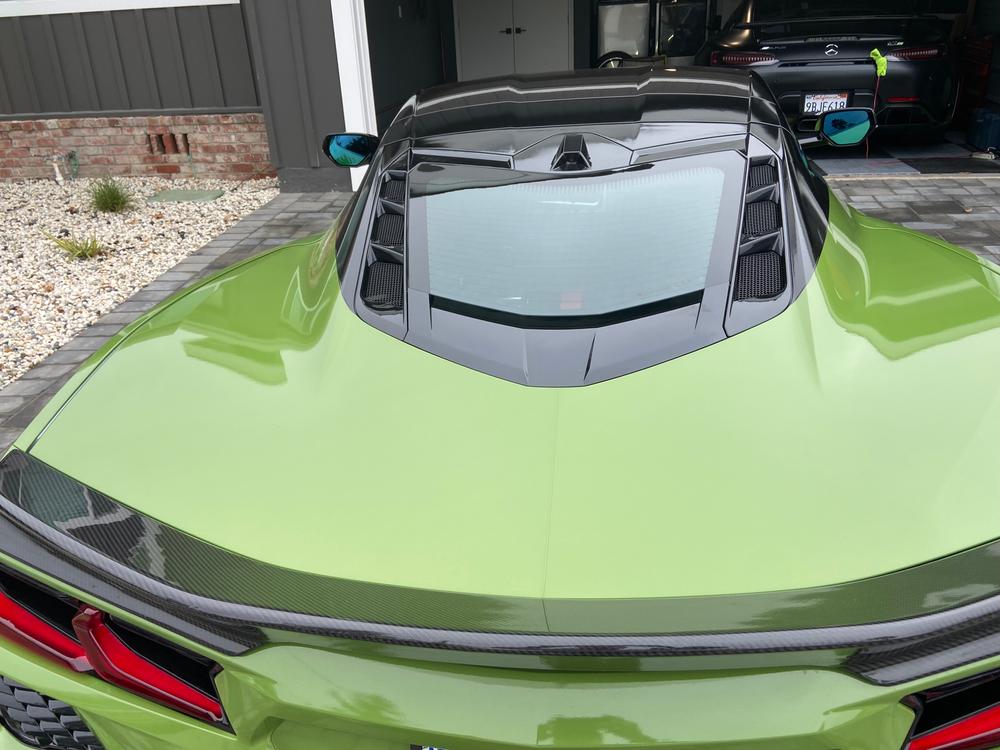 Ducktail Rear Spoiler | Carbon Fiber | Corvette C8 Z06 & E-Ray - Customer Photo From Steven Nico