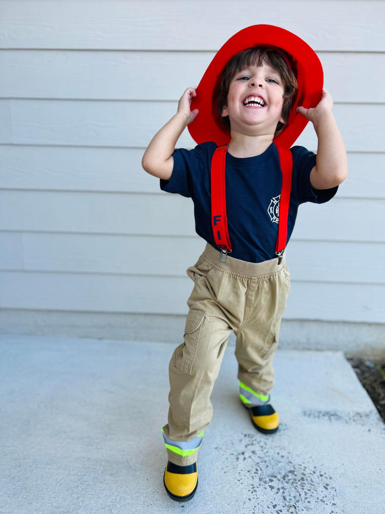 Boys Firefighter Costume - Customer Photo From William Stewart