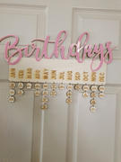 Carlie Rees Custom Designs Mirror & Glitter Birthday Hanger 500mm wide - FREE SHIPPING Review