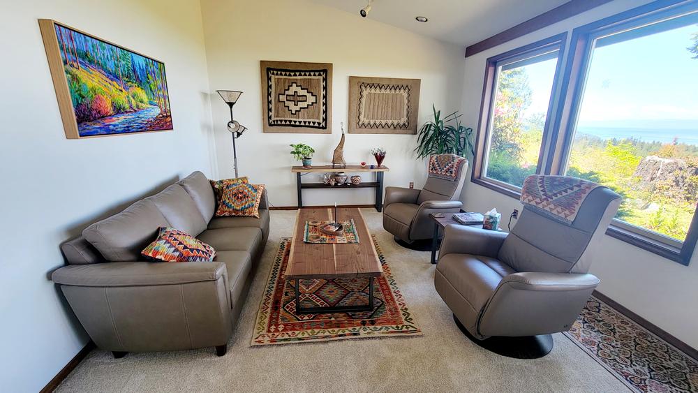 Double Live Edge Solid Walnut Coffee Table - Customer Photo From Vic Dye