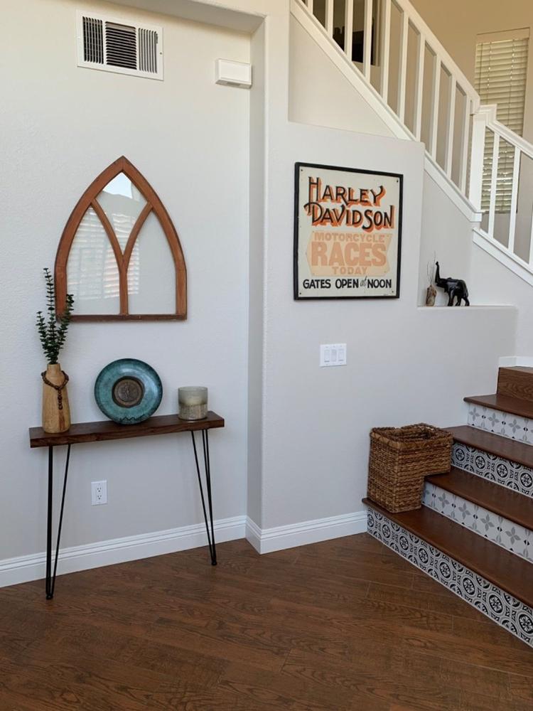 Wall mounted Narrow Console Table - Customer Photo From Allison Kelly