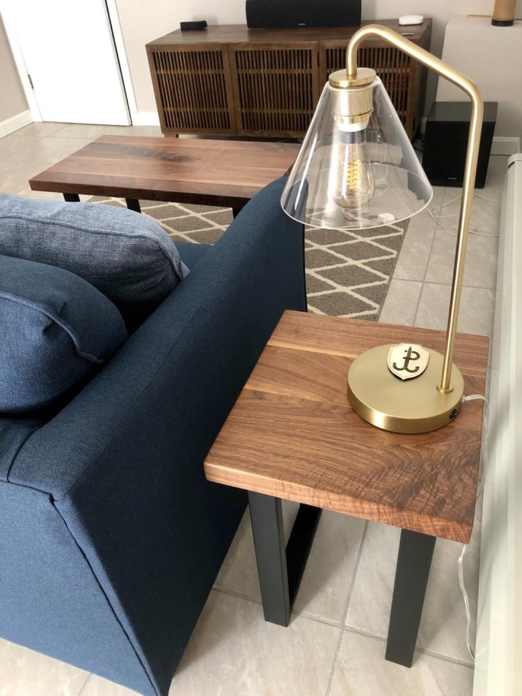Customizable Solid Walnut Coffee Table - Customer Photo From Zbigniew Pracon