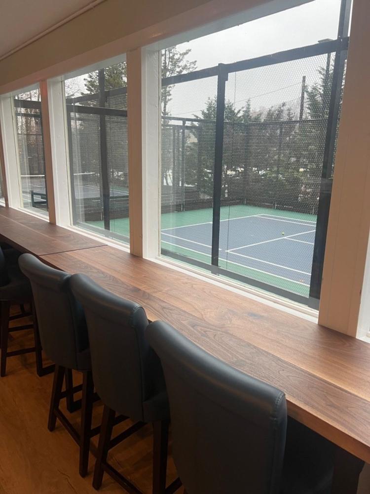 Solid Walnut Console Table - Customer Photo From Jayanne Tedesco