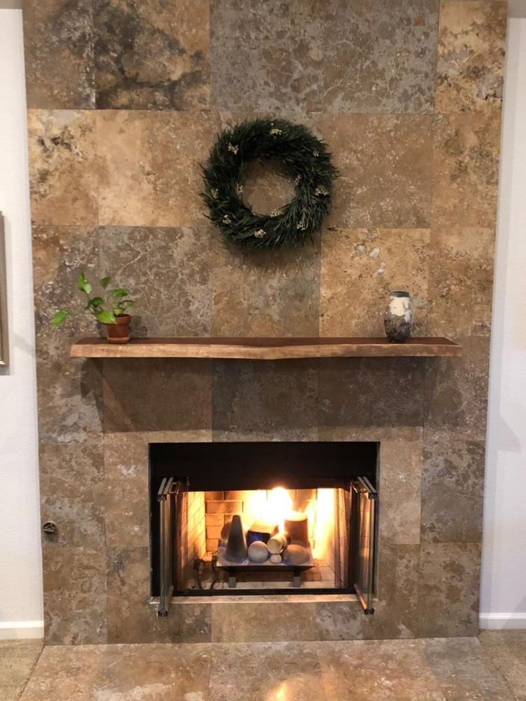 Live Edge Walnut Floating Shelf - Customer Photo From Dare Mitchell