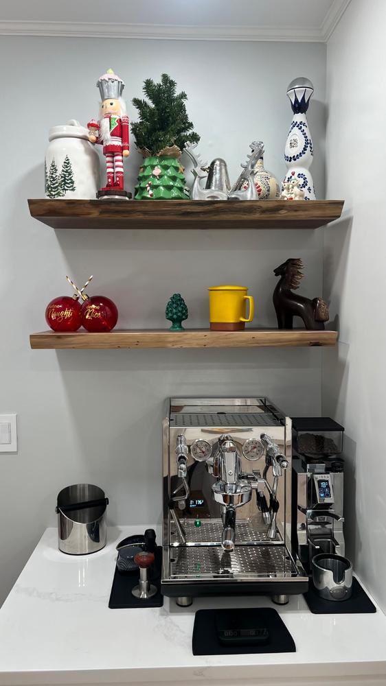 Live Edge Walnut Floating Shelf - Customer Photo From Italo E Lacognata