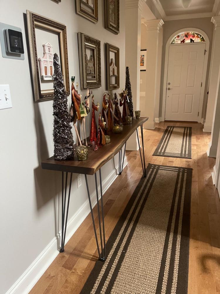 Hammered Steel (Leg color add on) - Customer Photo From Orlando Nieves