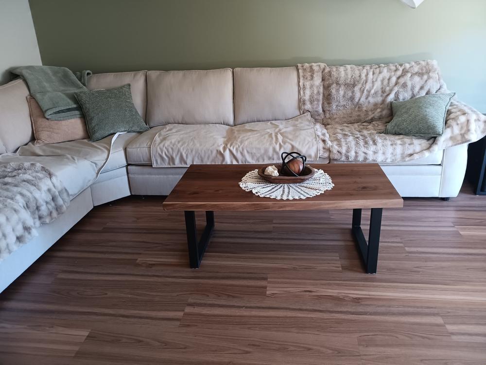 Live Edge Solid Walnut Coffee Table– Artisan Born