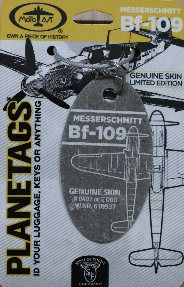 Messerschmitt - Bf 109 PLANETAG TAIL W.NR. 610937 - Customer Photo From John Bong