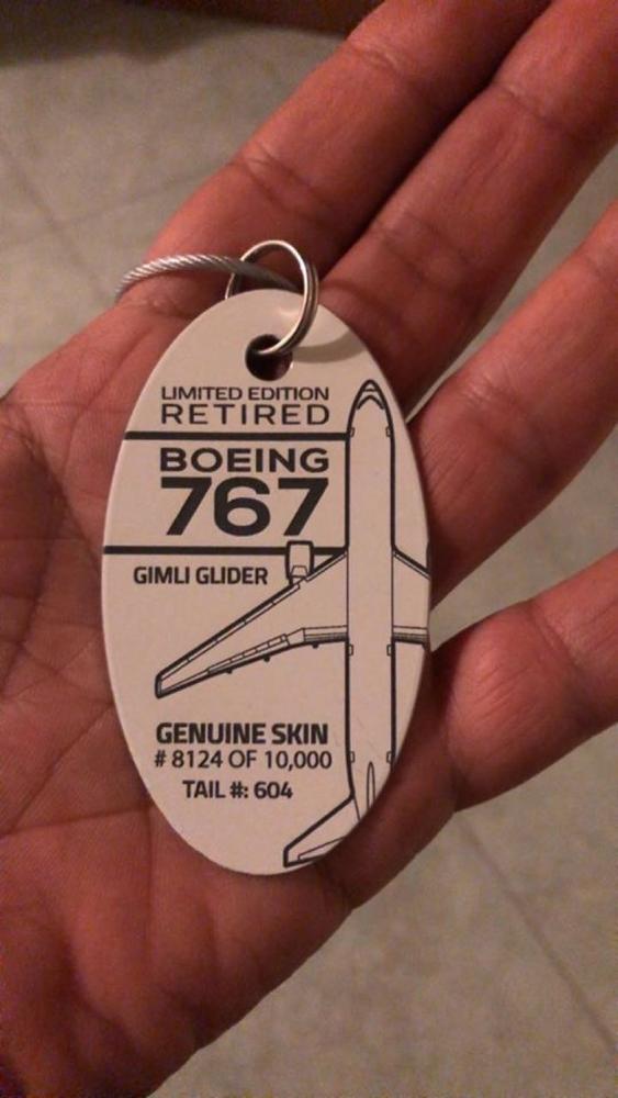 Boeing 767 (Gimli Glider)  Tail# 604 - Customer Photo From marco tomei