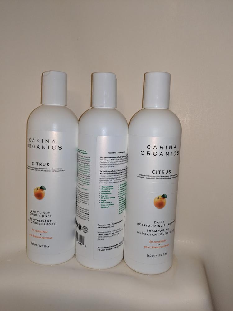 Citrus Daily Moisturizing Shampoo - Customer Photo From Kaley M.