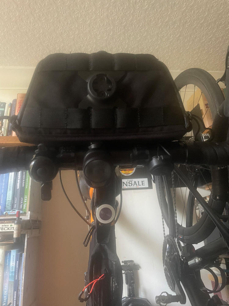 Top Shelf Handlebar Bag - Customer Photo From Angel Duran