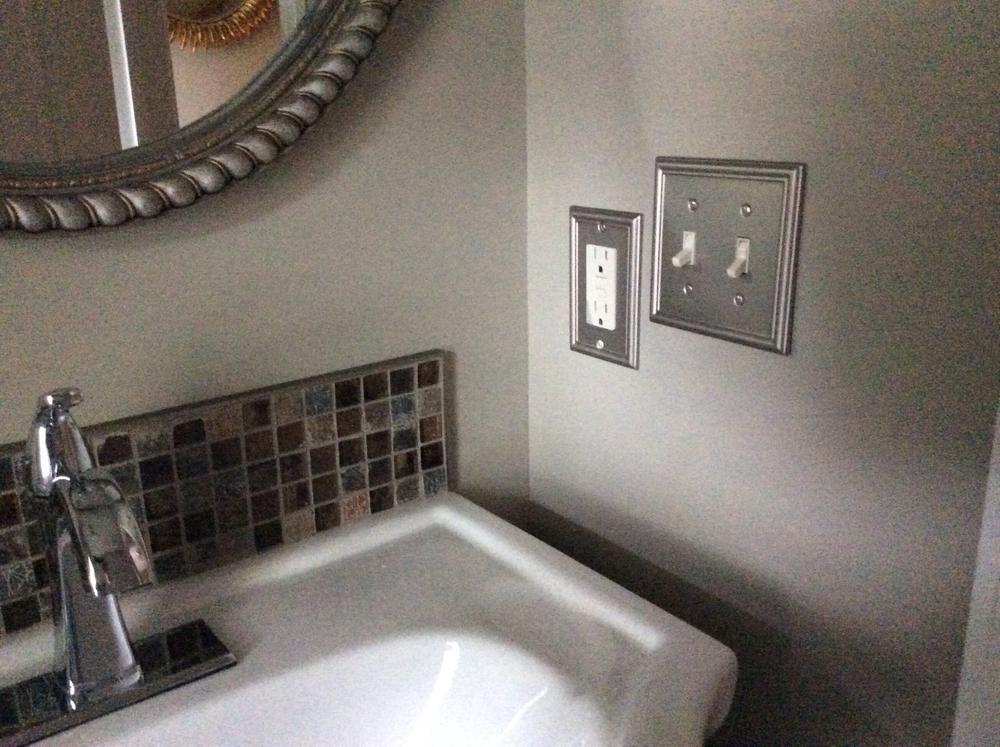 Chelsea Brushed Nickel Steel - 2 Toggle Wallplate - Customer Photo From Joan D.