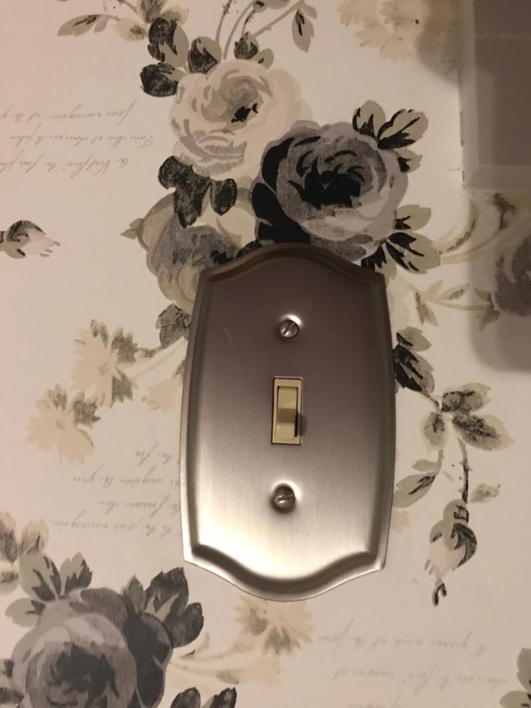Sonoma Brushed Nickel Steel - 3 Toggle Wallplate - Customer Photo From Marcy C.