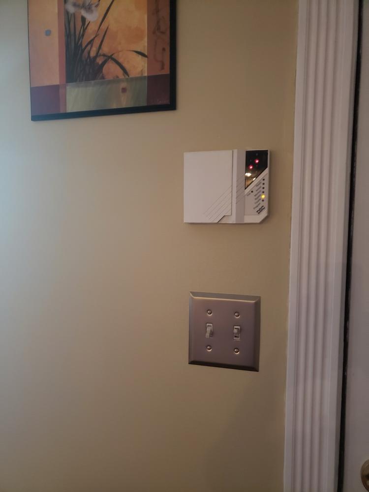 Century Brushed Bronze Steel - 2 Duplex Wallplate - Customer Photo From Pauline Needham